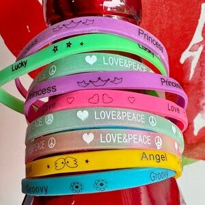 🌺Motivational | Inspirational Rubber Band
Bracelets | Bangles🌺🌸